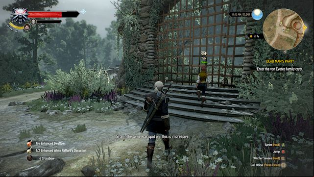 Meet with Shani in front of the crypt - Dead Mans Party - Main quests - The Witcher 3 Wild Hunt Guide
