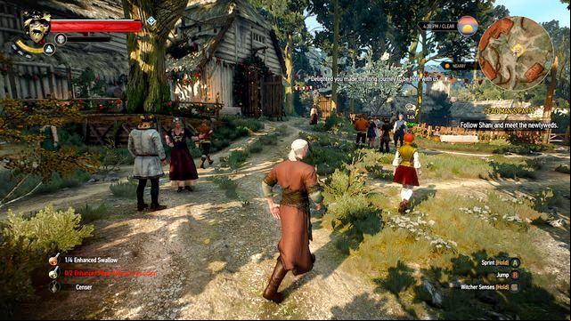 You must participate in all available activities during the wedding - Dead Mans Party - Main quests - The Witcher 3 Wild Hunt Guide