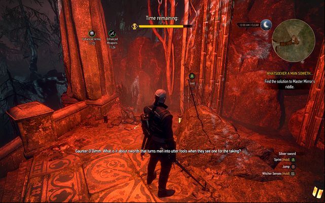 The serpent school sword in the rock - Master Mirrors riddle - New Content in The Witcher 3: Hearts of Stone Expansion - The Witcher 3 Wild Hunt Guide