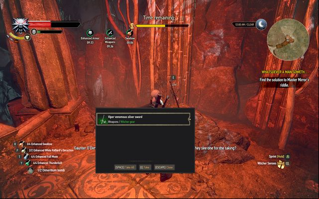 One of the best swords, available without the need of crafting it from a diagram - Serpentine School gear set - Gear Sets - The Witcher 3 Wild Hunt Guide
