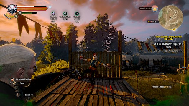 Satisfy the girl by helping her in the performance - Open Sesame! - Breaking and Entering - Main quests - The Witcher 3 Wild Hunt Guide