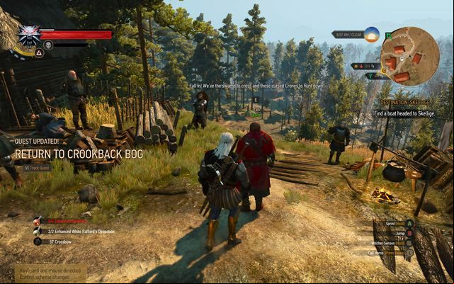 Go to the Donnerwile to start the quest - The Witcher 3 Wild Hunt: Return to the Crookback Bog - walkthrough - Crookback Bog - The Witcher 3 Wild Hunt Guide