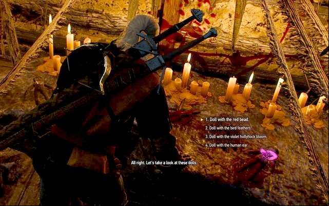 Pick the third option to remove the spell from Anna - The Witcher 3 Wild Hunt: Return to the Crookback Bog - walkthrough - Crookback Bog - The Witcher 3 Wild Hunt Guide