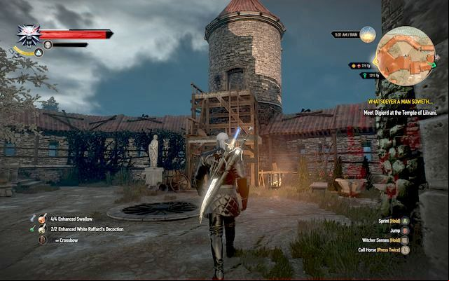 The tower is your way out of the location - Whatsoever a Man Soweth... - Main quests - The Witcher 3 Wild Hunt Guide