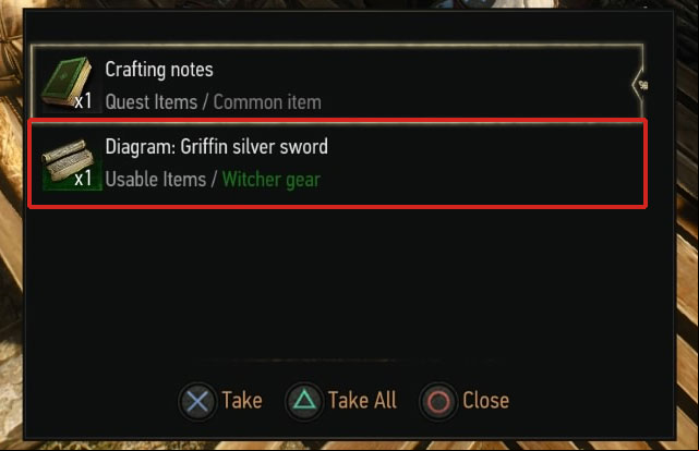 Unique diagrams are marked with green color - The Witcher 3 Wild Hunt: Elements of the witchers gear - list - Witcher gear pieces - best weapons and armors - The Witcher 3 Wild Hunt Guide