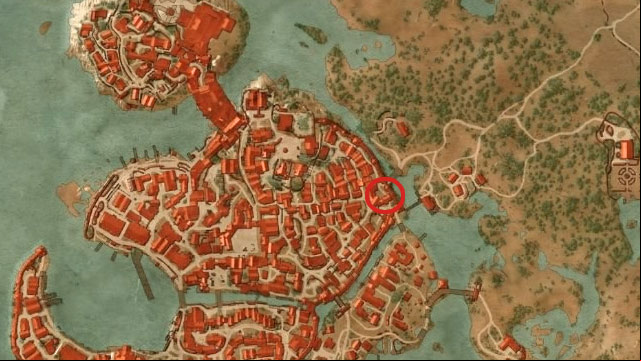 Go to the eastern part of Novigrad and approach the Oxenfurt Gate - The Witcher 3 Wild Hunt: Enhanced Cat School Gear - Cat School Gear - The Witcher 3 Wild Hunt Guide
