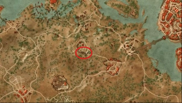 First, get yourself to Codgers Quarry located to the north-east from the Hanged Mans Tree - The Witcher 3 Wild Hunt: Enhanced Cat School Gear - Cat School Gear - The Witcher 3 Wild Hunt Guide