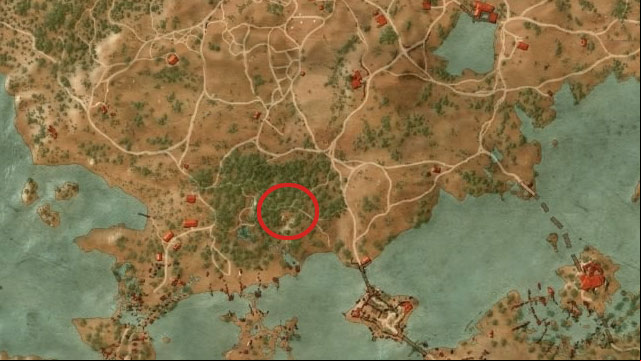 In the cave in Farcorners, to the east from Ursten, you will find the monsters lair (nekkers) - The Witcher 3 Wild Hunt: Superior Cat School Gear - Cat School Gear - The Witcher 3 Wild Hunt Guide
