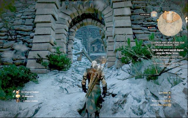 Old stronghold entrance - The Witcher 3 Wild Hunt: Enhanced Bear School Gear - Bear School Gear - The Witcher 3 Wild Hunt Guide