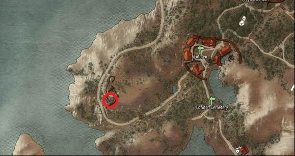 On the Hindarsfjall, to the west from Lofoten you will find the ruins inhabited by an ice troll - The Witcher 3 Wild Hunt: Superior Wolf School Gear - Wolf School Gear (DLC) - The Witcher 3 Wild Hunt Guide