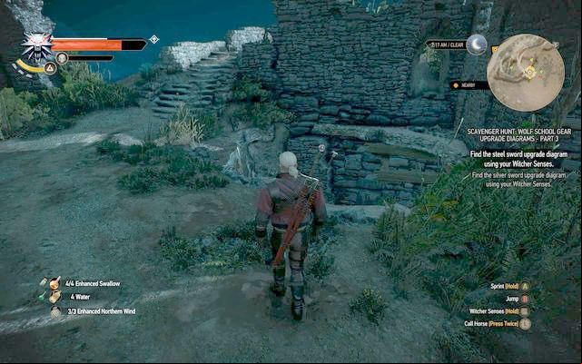 Northern entrance - The Witcher 3 Wild Hunt: Superior Wolf School Gear - Wolf School Gear (DLC) - The Witcher 3 Wild Hunt Guide
