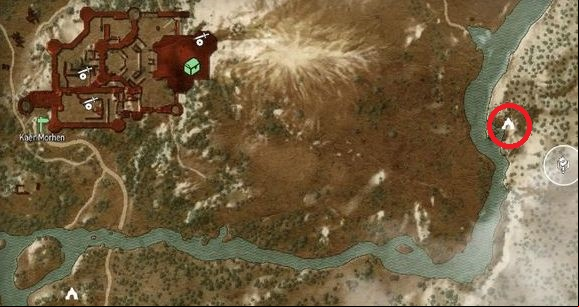 A bit down the road from Kaer Morhen stronghold a river flows - The Witcher 3 Wild Hunt: Superior Wolf School Gear - Wolf School Gear (DLC) - The Witcher 3 Wild Hunt Guide