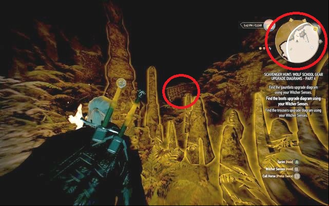 After jumping off the rock, into another, bigger cave you will come across a group of Endrags - The Witcher 3 Wild Hunt: Superior Wolf School Gear - Wolf School Gear (DLC) - The Witcher 3 Wild Hunt Guide