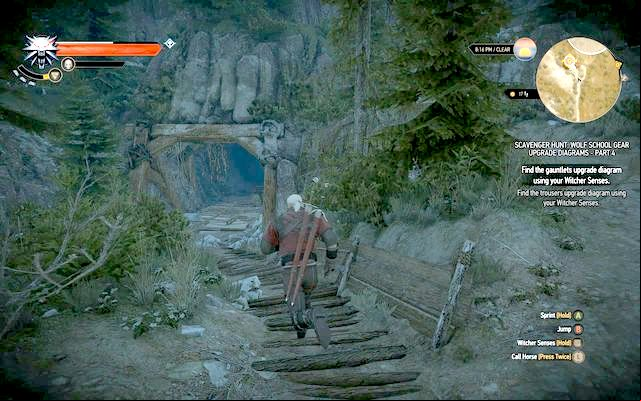 Entrance to the mine - The Witcher 3 Wild Hunt: Superior Wolf School Gear - Wolf School Gear (DLC) - The Witcher 3 Wild Hunt Guide