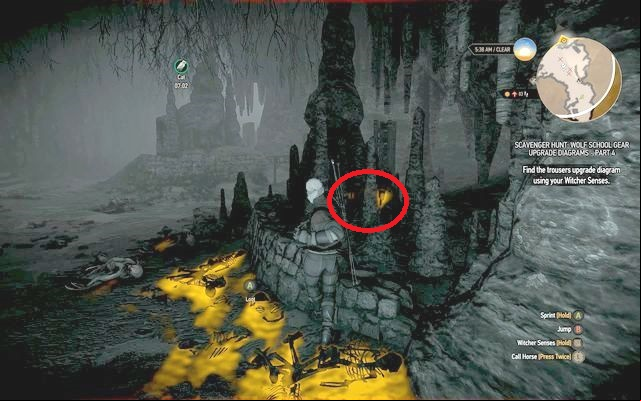 There are some nekkers in this cave as well as a rotfiend - The Witcher 3 Wild Hunt: Superior Wolf School Gear - Wolf School Gear (DLC) - The Witcher 3 Wild Hunt Guide