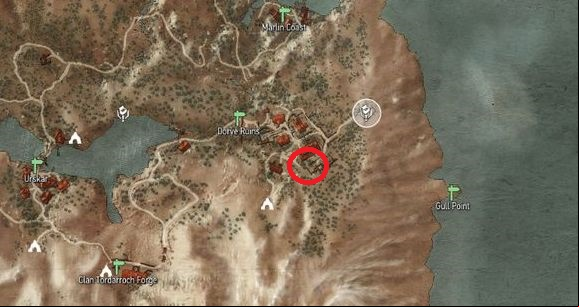 On the island Undvik, the Dorve Ruins are located - The Witcher 3 Wild Hunt: Mastercrafted Wolf School Gear - Wolf School Gear (DLC) - The Witcher 3 Wild Hunt Guide
