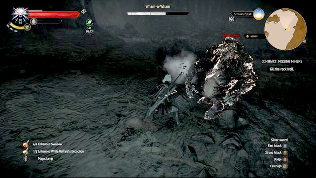 Rock troll - The Witcher 3 Wild Hunt: Contract, Missing Miners - walkthrough - Free DLC - The Witcher 3 Wild Hunt Guide