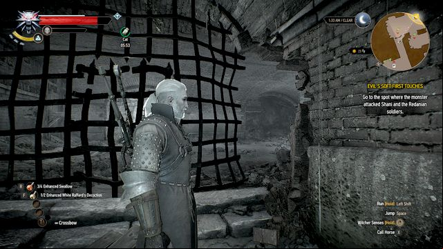 Destroy part of the wall to get through - Evils Soft First Touches - Main quests - The Witcher 3 Wild Hunt Guide