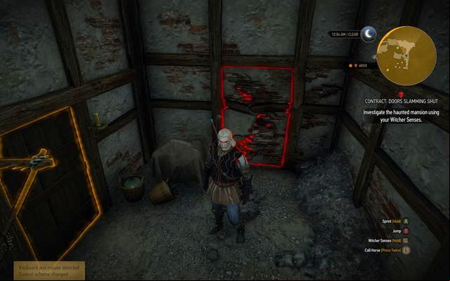 A age behind the secret wall in the basement - The Witcher 3 Wild Hunt: Witcher contracts, Free City of Novigrad - walkthrough - Free City of Novigrad - The Witcher 3 Wild Hunt Guide