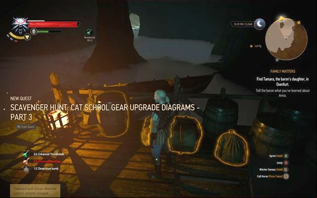 The diagram in the cave - The Witcher 3 Wild Hunt: Treasure hunt, Vegelbud Residence - list, walkthrough - Vegelbud Residence - The Witcher 3 Wild Hunt Guide