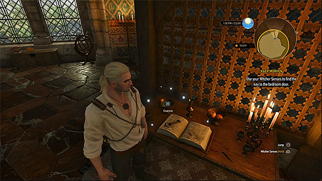 Take the key and leave bedroom - The Witcher 3 Wild Hunt: Kaer Morhen - prologue - Prologue and White Orchard - The Witcher 3 Wild Hunt Guide