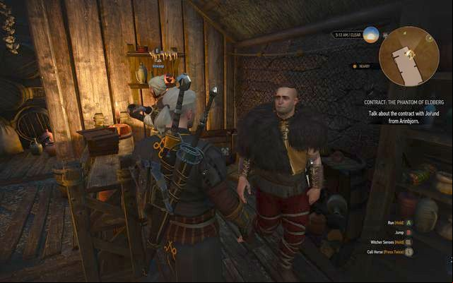 Talk to Jorund in the inn - The Witcher 3 Wild Hunt: Witcher contracts in Kaer Trolde - list, walkthrough - Kaer Trolde - The Witcher 3 Wild Hunt Guide