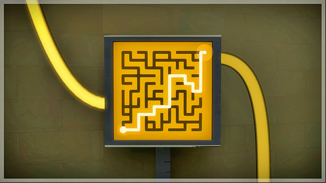 The third - Puzzle solutions | The fort in The Witness - The fort - The Witness Game Guide & Walkthrough