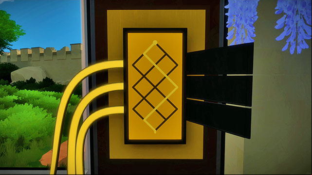 The sixth , by the entrance - Puzzle solutions | The fort in The Witness - The fort - The Witness Game Guide & Walkthrough