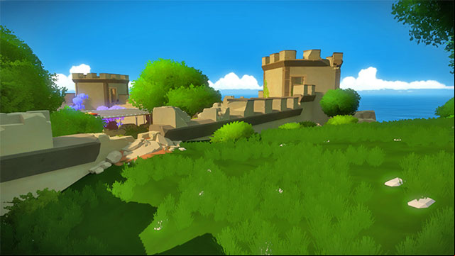 Leave the fort and follow the path - Collectibles | The fort in The Witness - The fort - The Witness Game Guide & Walkthrough