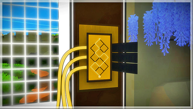 The fourth puzzle requires the gate to be activated - Collectibles | The fort in The Witness - The fort - The Witness Game Guide & Walkthrough