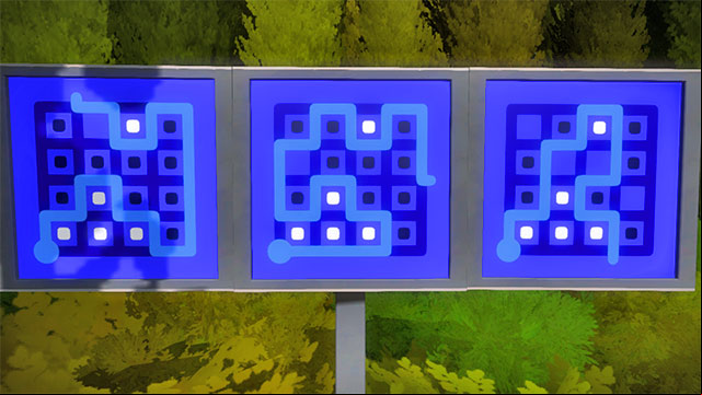 The last three - Puzzle solutions | The fort surroundings in The Witness - The fort surroundings - The Witness Game Guide & Walkthrough