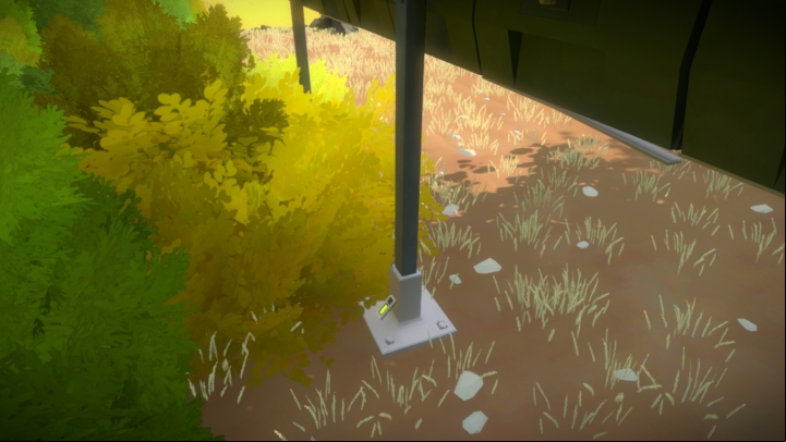 The second one is at the middle column of the nine s that introduce you to solving the riddles with the black and white fields - Collectibles | The fort surroundings in The Witness - The fort surroundings - The Witness Game Guide & Walkthrough
