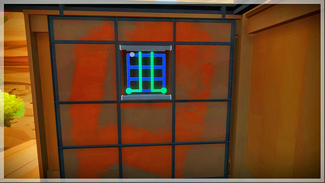 The first one requires proper orientation of the by the entrance - Collectibles | Waterside workshop in The Witness - Waterside workshop - The Witness Game Guide & Walkthrough