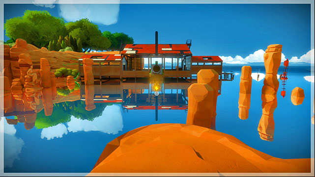 The next one requires a mirror image - Collectibles | Waterside workshop in The Witness - Waterside workshop - The Witness Game Guide & Walkthrough