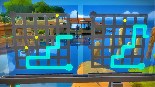 The third set of puzzles, last two - Puzzle solutions | Rock in The Witness - Rock - The Witness Game Guide & Walkthrough