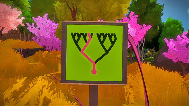 The second - Puzzle solutions | The garden in The Witness - The garden - The Witness Game Guide & Walkthrough
