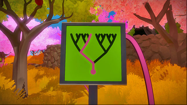 The third - Puzzle solutions | The garden in The Witness - The garden - The Witness Game Guide & Walkthrough