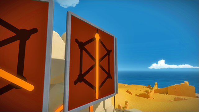 The surface, the middle of the three - Puzzle solutions | Temple of the Sun in The Witness - Temple of the Sun - The Witness Game Guide & Walkthrough