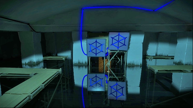 The third floor of the underground, the first two s - Puzzle solutions | Temple of the Sun in The Witness - Temple of the Sun - The Witness Game Guide & Walkthrough