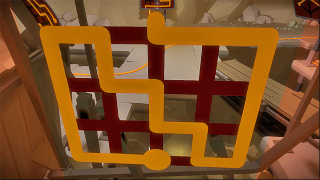The fourth floor of the underground, the fourth - Puzzle solutions | Temple of the Sun in The Witness - Temple of the Sun - The Witness Game Guide & Walkthrough
