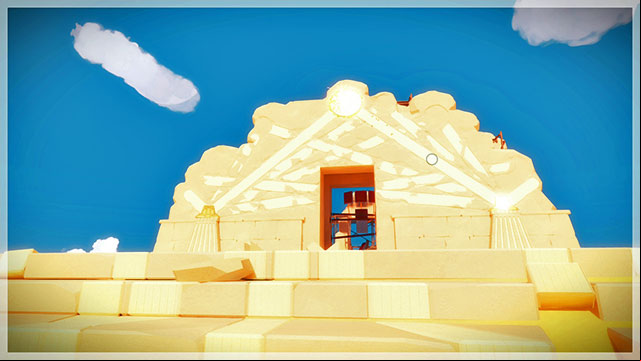 You find two more puzzles in front of the temple entrance - Collectibles | Temple of the Sun in The Witness - Temple of the Sun - The Witness Game Guide & Walkthrough