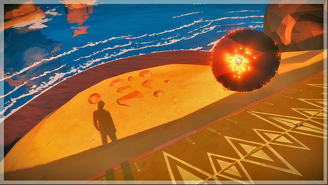 Turn around and climb onto the ruins right at the seaside - Collectibles | Temple of the Sun in The Witness - Temple of the Sun - The Witness Game Guide & Walkthrough