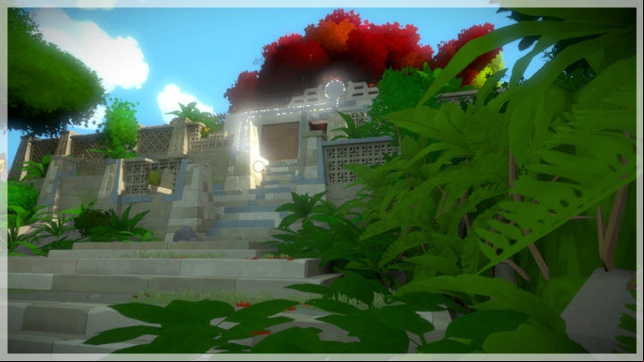 The solution to the third riddle - Collectibles | Shrine in The Witness - Monastery - The Witness Game Guide & Walkthrough