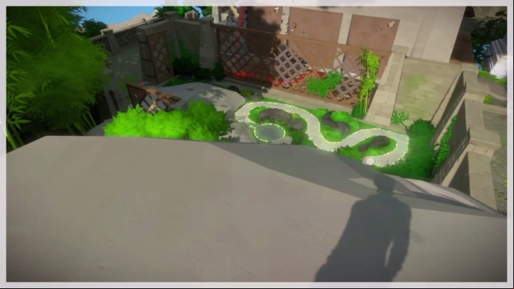 The next one is nearby, on the left side - Collectibles | Shrine in The Witness - Monastery - The Witness Game Guide & Walkthrough