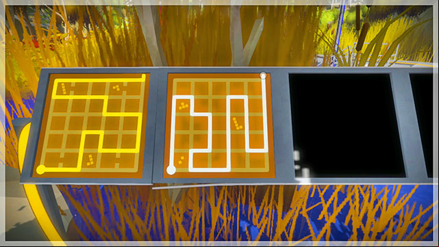s after moving the platform, the first two - Puzzle solutions | Swamp in The Witness - Swamp - The Witness Game Guide & Walkthrough