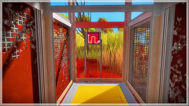 The platform puzzle, the proper position of the hero and the second - Puzzle solutions | Swamp in The Witness - Swamp - The Witness Game Guide & Walkthrough