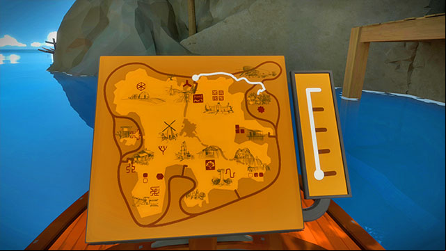 To get to this location, you need to use the boat - Walkthrough | Tree house in The Witness - Tree house - The Witness Game Guide & Walkthrough