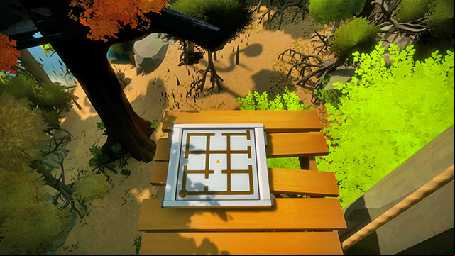 First, lead bridge ahead - Walkthrough | Tree house in The Witness - Tree house - The Witness Game Guide & Walkthrough