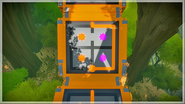 Sixth bridge, second puzzle - Puzzle solutions - orange 2 | Tree house in The Witness - Tree house - The Witness Game Guide & Walkthrough