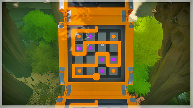 Sixth bridge, sixth puzzle - Puzzle solutions - orange 2 | Tree house in The Witness - Tree house - The Witness Game Guide & Walkthrough